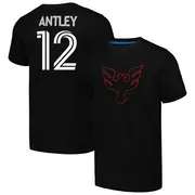 Men's D.C. United ＃12 William Conner Antley Black Name & Number Culture Heavy T-Shirt