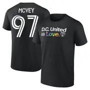 Men's D.C. United ＃97 Christopher McVey Black Name & Number City Pride T-Shirt