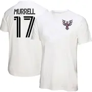Women's D.C. United ＃17 Jacob Murrell White Name & Number Cherry Blossom T-Shirt