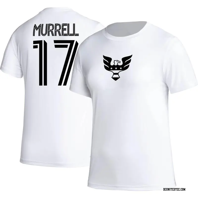 Women's D.C. United ＃17 Jacob Murrell White Name & Number Icon T-Shirt