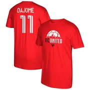 Youth D.C. United ＃11 Cristián Dájome Red Name & Number Local T-Shirt
