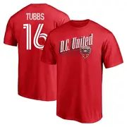Youth D.C. United ＃16 Garrison Tubbs Red Name & Number Winning Streak T-Shirt