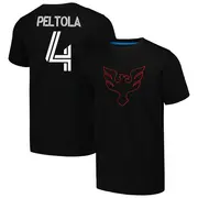 Youth D.C. United ＃4 Matti Peltola Black Name & Number Culture Heavy T-Shirt