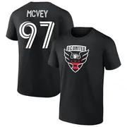 Youth D.C. United ＃97 Christopher McVey Black Name & Number T-Shirt